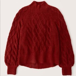 Abercrombie & Fitch Cozy Mockneck Sweater NWOT